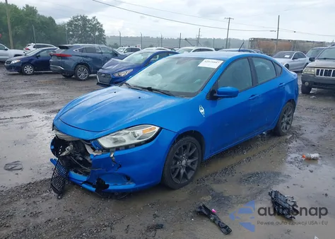 2016 Dodge Dart Sxt из США, поврежденный, VIN 1C3CDFBB2GD531632